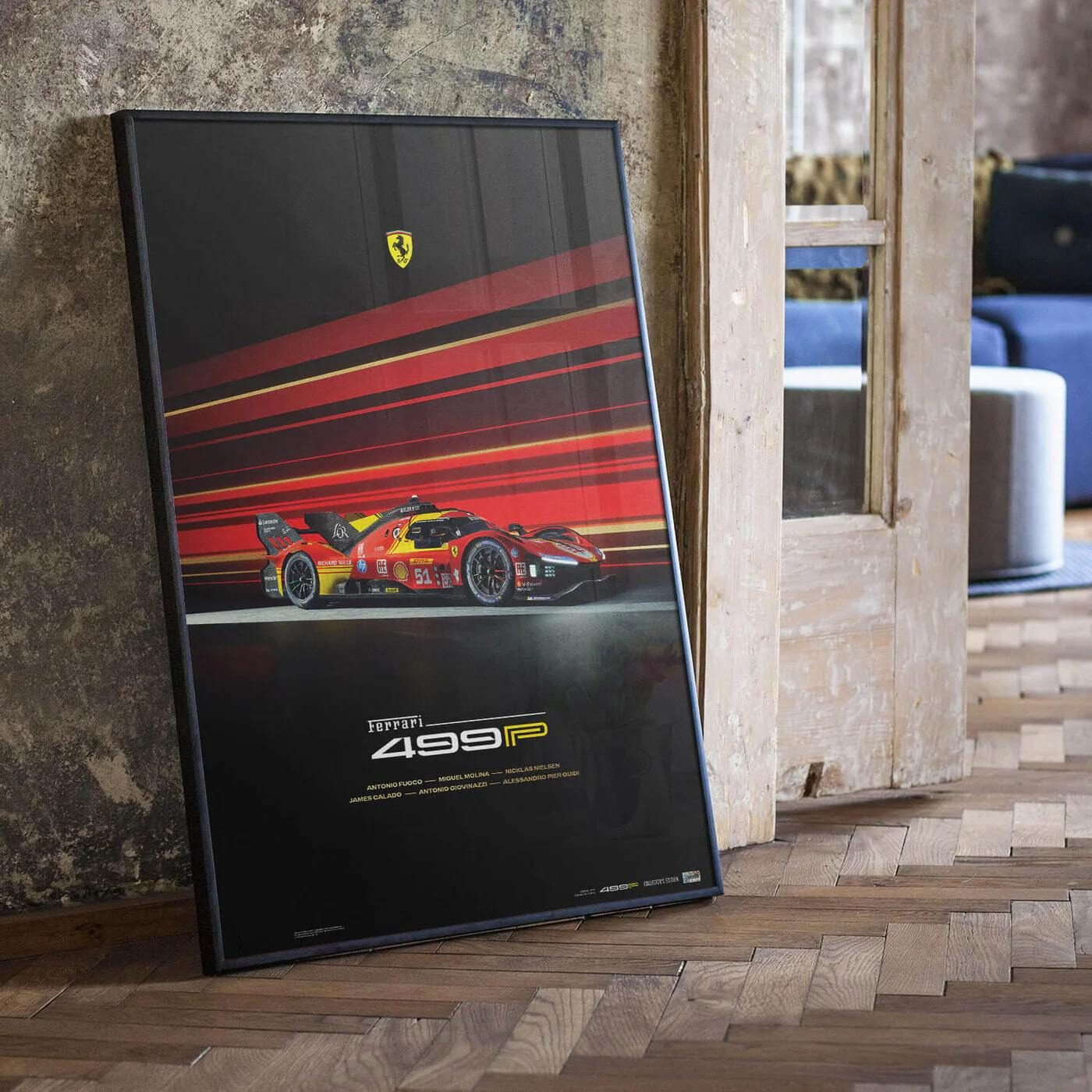 Ferrari 499P | 2024 World Endurance Championship | Frame Included