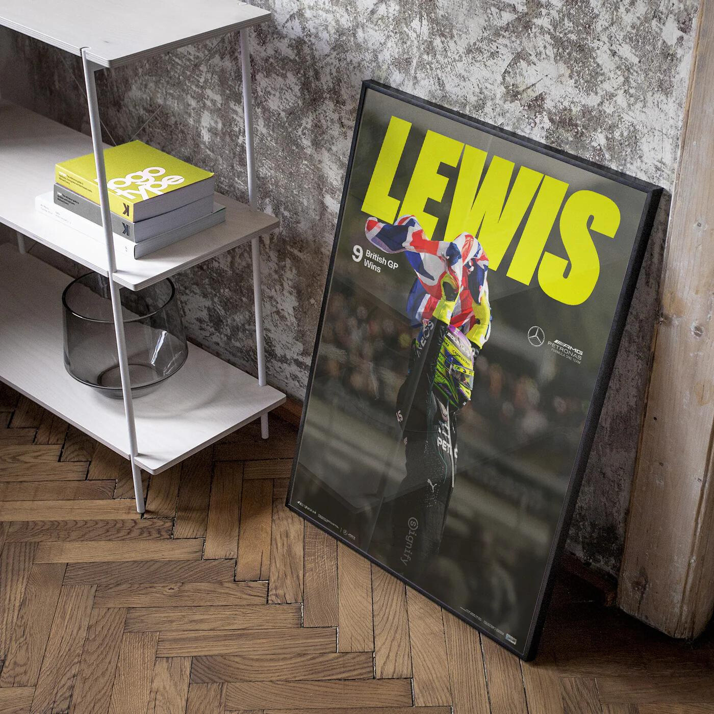 Lewis Hamilton | 2024 Mercedes-AMG Petronas Formula 1 Team | Mercedes Poster | Frame Included