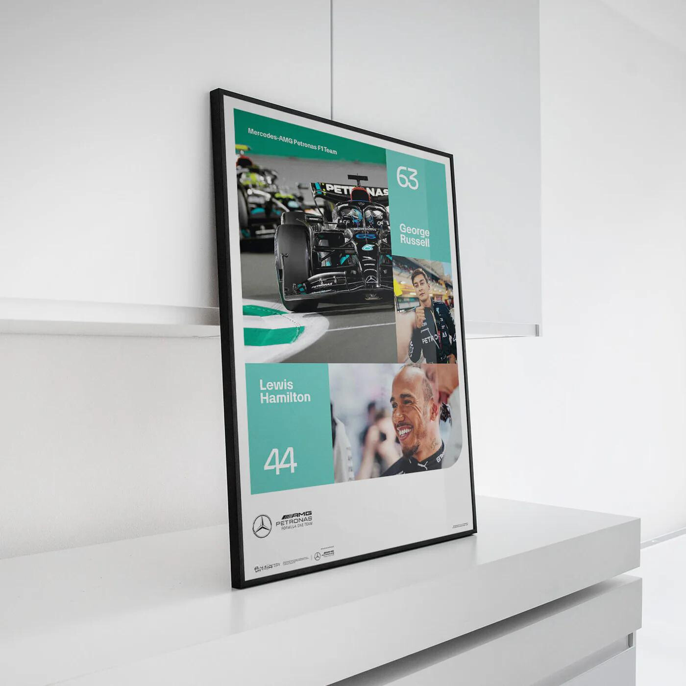 Mercedes-AMG Petronas F1 Team | 2023 Season | Mercedes Poster | Frame Included